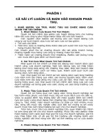 một số giải pháp nhằm hoàn thiện công tác quản trị khoản phải thu tại công ty dệt may hoà thọ