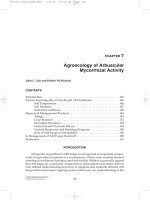 Structure and Function in Agroecosystem Design and Management - Chapter 7 doc