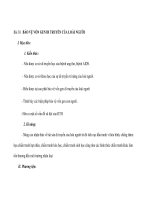 Bài 30. BẢO VỆ VỐN GEN DI TRUYỀN CỦA LOÀI NGƯỜI pdf