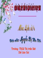 Bài giảng điện tử môn lịch sử: Ôn tập lịch sử Việt Nam(p1) pps