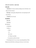 TỔNG KẾT CHƯƠNG I : ĐIỆN HỌC docx