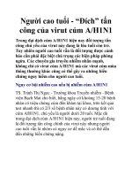 Người cao tuổi - “Đích” tấn công của virut cúm A/H1N1 docx