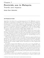 Pesticide Residues in Coastal Tropical Ecosystems: Distribution, fate and effects - Chapter 7 potx