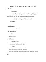 Bài 52 : CÁC ĐẶC TRƯNG CƠ BẢN CỦA QUẦN THỂ pps