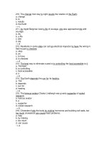 Tuyển tập đề trắc nghiệm anh văn_10 doc