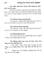 Những bài thuốc kinh nghiệm đơn giản của Hải Thượng Lãn Ông part 5 pptx