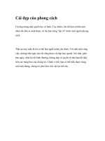 Cái đẹp của phong cách doc