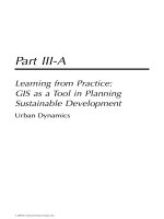 GIS for SUSTAINABLE DEVELOPMENT - PART 3A docx