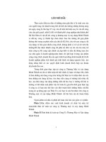 Thực tập tại công ty thương mại và xây dựng minh thành