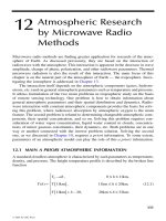 Radio Propagation and Remote Sensing of the Environment - Chapter 12 ppt