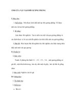 ẢNH CỦA VẬT TẠO BỞI GƯƠNG PHẲNG docx