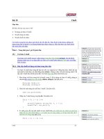 Bài 18 Mục tiêu: Kết thúc bài học này, bạn có thể:  Sử dụng các hàm về pdf