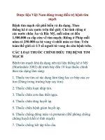 Dược liệu Việt Nam dùng trong điều trị bệnh tim mạch pptx