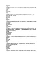 Tuyển tập đề trắc nghiệm anh văn_3 ppt