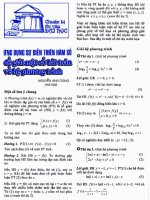 sử dụng sự biến thiên để giải phưong trình pot