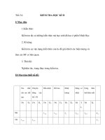 Tiết 34:KIỂM TRA HỌC KÌ II doc