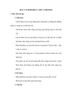 Bài 4: CACBOHYDRAT, LIPIT và PROTEIN ppsx