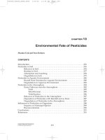 Structure and Function in Agroecosystem Design and Management - Chapter 13 ppt