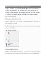 Cải tiến Windows Explorer với các tính năng từ FilerFrog docx