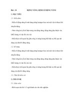 ĐỘNG NĂNG. ĐỊNH LÍ ĐỘNG NĂNG pot