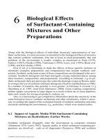Biological effects of surfactants - Chapter 6 docx