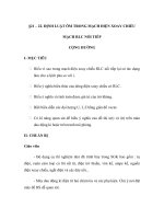 §21 – 22. ĐỊNH LUẬT ÔM TRONG MẠCH ĐIỆN XOAY CHIỀU MẠCH RLC NỐI TIẾP CỘNG HƯỞNG ppt