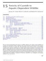 CYANIDE in WATER and SOIL: Chemistry, Risk, and Management - Chapter 15 ppsx