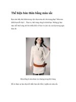 Thể hiện bản thân bằng màu sắc pot