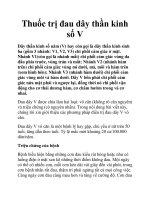 Thuốc trị đau dây thần kinh số V pps