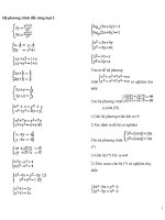 Hệ phương trình đối xứng loại 2 ppsx