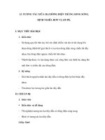 13. TƯƠNG TÁC GIỮA HAI DÒNG ĐIỆN THẲNG SONG SONG. ĐỊNH NGHĨA ĐƠN VỊ AM-PE potx