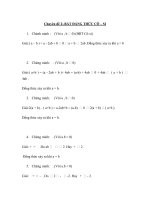 Chuyên đề 2:.BẤT ĐẲNG THỨC CÔ – SI docx