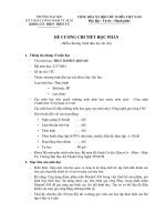 Đề cương môn học thực hành CAD/CAM pot