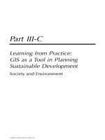 GIS for SUSTAINABLE DEVELOPMENT - PART 3C docx