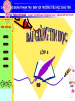 Bài giảng điện tử môn tin học: Tập gõ bàn phím bằng mười ngón pdf