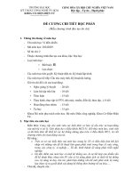 Đề cương môn học vi điều khiển ppsx