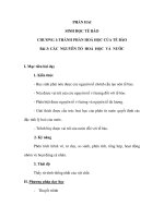 CHƯƠNG 1:THÀNH PHẦN HOÁ HỌC CỦA TẾ BÀO potx