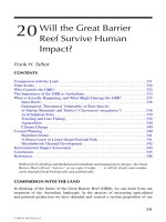 OCEANOGRAPHIC PROCESSES OF CORAL REEFS: Physical and Biological Links in the Great Barrier Reef - Chapter 20 (end) doc