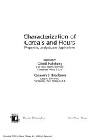 Characterization of Cereals and Flours doc