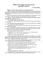 Những vấn đề nghiên cứu thi triết học cao học