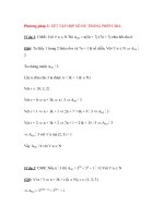 Phương pháp 3: XÉT TẬP HỢP SỐ DƯ TRONG PHÉP CHIA ppt