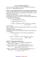 CÁC VẤN ĐỀ VỀ HÀM SỐ pot