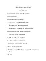 Phần 2: HÌNH HỌC KHÔNG GIAN docx