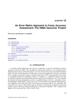 Remote Sensing and GIS Accuracy Assessment - Chapter 12 ppsx