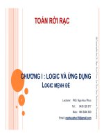 Tóa rời rạc-Chương 1: Khái niệm cơ bản p6 pdf