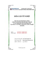 Một số giải pháp hoàn thiện công tác kế toán doanh thu, chi phí và xác định kết quả kinh doanh tại công ty cổ phần xuất nhập khẩu hàng công nghiệp INEXIM