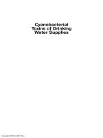Cyanobacterial Toxins of Drinking Water Supplies: Cylindrospermopsins and Microcystins - Chapter 1 pdf