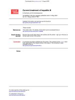 current treatment of hepatitis b 2008