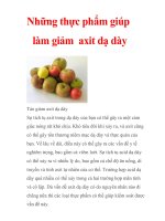 Những thực phẩm giúp làm giảm  axit dạ dày, những thực phẩm giúp chữa đau dạ dầy và thực phẩm cần tránh khi đau dạ dầy