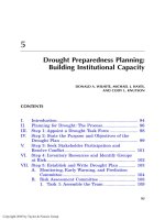 Drought and Water Cruises: Science, Technology, and Management Issues - Chapter 5 pptx
